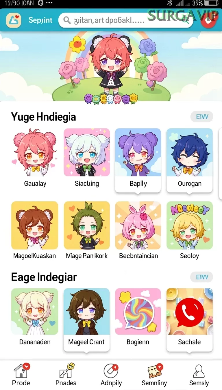 Cuplikan layar NUSAGG — aktivitas